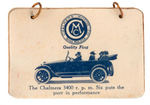"CHALMERS MOTOR CO." FOUR SCARCE CELLULOID PIECES.