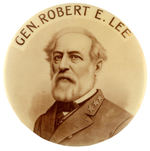 "GEN. ROBERT E. LEE" CIRCA 1899-1907 LARGE EARLY SEPIA FROM HAKE COLLECTION & CPB.