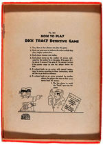 "DICK TRACY DETECTIVE GAME."