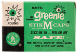 MATTEL "GREENIE STIK-M-CAPS."