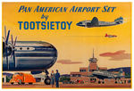 "PAN AMERICAN AIRPORT SET BY TOOTSIETOY."
