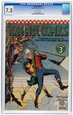 "TOM MIX COMICS" #3 JANUARY 1941 CGC 7.5 VF-.