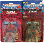 "MASTERS OF THE UNIVERSE" SKELETOR'S HENCHMEN CARDED ACTION FIGURE TRIO.