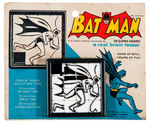 "BATMAN" CARDED SLIDING TILE PUZZLE LOT.