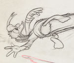 DONALD DUCK AND GOOFY PRODUCTION DRAWING FROM MOOSE HUNTERS.