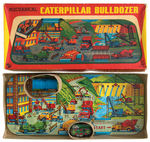 “CATERPILLAR BULLDOZER” BOXED TPS WIND-UP TOY.