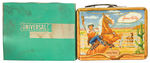 “GENE AUTRY” LUNCHBOX WITH THERMOS AND RARE BOX.