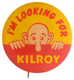 LARGE AND FIRST SEEN DESIGN FROM WWII “I’M LOOKING FOR KILROY.”