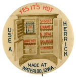 EARLY REFRIGERATOR BUTTON FROM CPB.