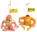 WALLACE BERRIE OILY JIGGLERS PAIR.