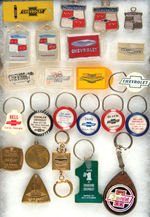 CHEVROLET SPECIALTY ADVERTISING KEYCHAIN LOT.