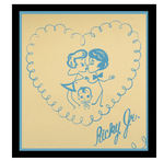 I LOVE LUCY “RICKY JR.” CHANGING TABLE/BASSINET.