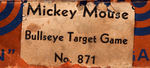 "MICKEY MOUSE BULLSEYE TARGET GAME" BOXED SET.