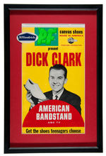 “DICK CLARK AMERICAN BANDSTAND P.F. CANVAS SHOES” FRAMED STANDEE.