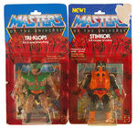 "MASTERS OF THE UNIVERSE" CARDED ACTION FIGURE LOT.