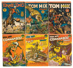 “TOM MIX COMICS” PREMIUM COMIC BOOK LOT.