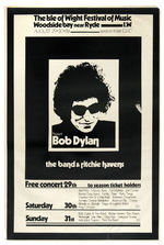 BOB DYLAN ISLE OF WIGHT MUSIC FESTIVAL POSTER.