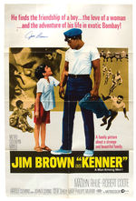 JIM BROWN SIGNED “KENNER” MOVIE POSTER.