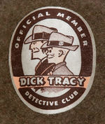 “DICK TRACY DETECTIVE CLUB” HAT & BELT.