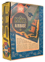 KIX AIRBASE CEREAL BOX WITH LARGE FOLD-OUT PREMIUM AND MAILER.