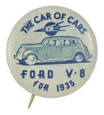 FIRST SEEN "FORD V-8 FOR 1935."