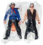 LOT OF FIVE ACTION FIGURES FROM MEGO HEROES OF THE AMERICAN WEST SERIES.