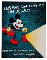 MICKEY MOUSE SORENG-MANEGOLD COMPANY RETAILERS SALES BROCHURE.