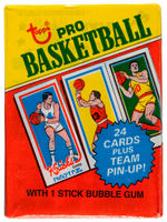 1980-81 TOPPS BASKETBALL FULL GUM CARD DISPLAY BOX.