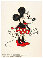 MICKEY AND MINNIE MOUSE "McCALL KAUMAGRAPH TRANSFER" IRON ON TRANSFERS WITH ENVELOPE.