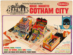 "BATMAN WITH ROBIN THE BOY WONDER MAGIC-MAGNETIC GOTHAM CITY" REMCO PLAYSET.