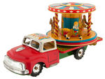 "MERRY GO-ROUND" BOXED FRICTION TRUCK BY NOMURA.