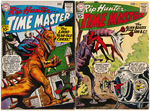 "RIP HUNTER TIME MASTER" COMIC BOOK PAIR.