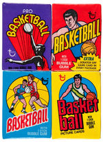 1970s TOPPS BASKETBALL WAX PACK LOT.