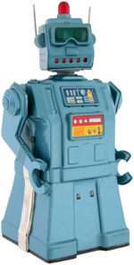 "ROBOT" BATTERY-OPERATED DIRECTIONAL ROBOT BOXED TOY.