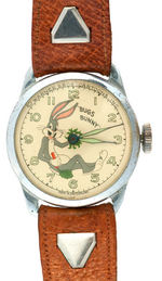 “BUGS BUNNY” BOXED WRIST WATCH VARIETY WITH LEAVES ON DIAL.