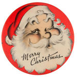 LARGE VERSION OF THE "MERRY CHRISTMAS" SANTA DESIGN BY NORCROSS.