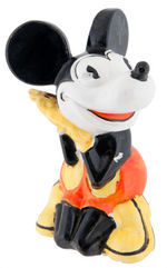 UNUSUAL MICKEY MOUSE FRENCH CERAMIC BANK.