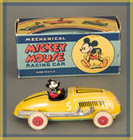 "MICKEY MOUSE RACING CAR" BOXED WIND-UP.