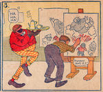 OPPER/DIRKS/SWINNERTON EARLY COMIC STRIP “JAM” PAGES TRIO AND EARLY OTTO MESSMER.