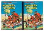 "MICKEY MOUSE PRESENTS WALT DISNEY'S NURSERY STORIES" HARDCOVER WITH DUSTJACKET.