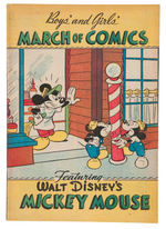 "MARCH OF COMICS" #45 COMIC BOOK FEATURING MICKEY MOUSE.