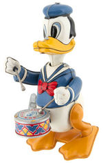 "DONALD DUCK THE DRUMMER" BOXED LINE MAR WIND-UP.