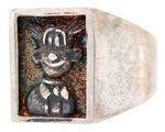 DAGWOOD PORTRAIT STERLING SILVER RING FROM EDITION OF 18.