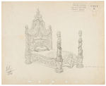 SNOW WHITE CONCEPT ART PAIR FOR “SNOW WHITE” CARVED BED.