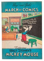 "MARCH OF COMICS" #74 COMIC BOOK FEATURING MICKEY MOUSE.