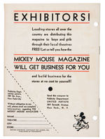 "MICKEY MOUSE MAGAZINE" RARE FIRST SERIES ISSUE.