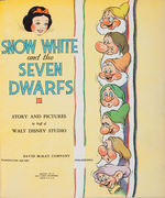 "WALT DISNEY'S SNOW WHITE AND THE SEVEN DWARFS" BOOK WITH DUSTJACKET.