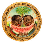 “DOWN IN DIXIE” WITH BLACK BOYS EATING WATERMELON FROM 1902 EXPOSITION.