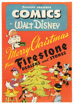 DISNEY/FIRESTONE PREMIUM/PROMOTIONAL CHRISTMAS COMIC BOOK FROM 1943.