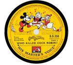 "MICKEY MOUSE AND SILLY SYMPHONIES" EXCEPTIONAL ENGLISH RECORD SET.